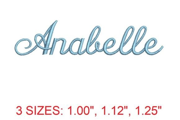 Annabelle Embroidery Font for Timeless Designs