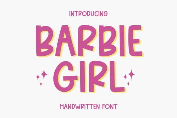 Barbie Girl Font: A Whimsical Typographic Choice