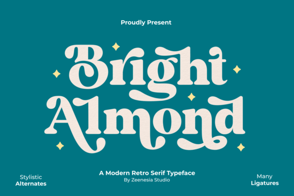 Bright Almond: A Modern and Classic Typeface for Elegant Design