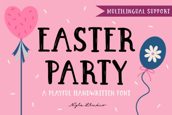 Easter Party Font: A Playful Addition to Your Design Toolkit