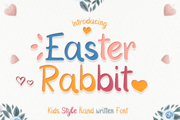 Easter Rabbit: A Joyful Handwritten Font for Creative Expression