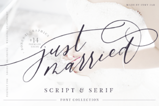 Just Married Duo Font Collection