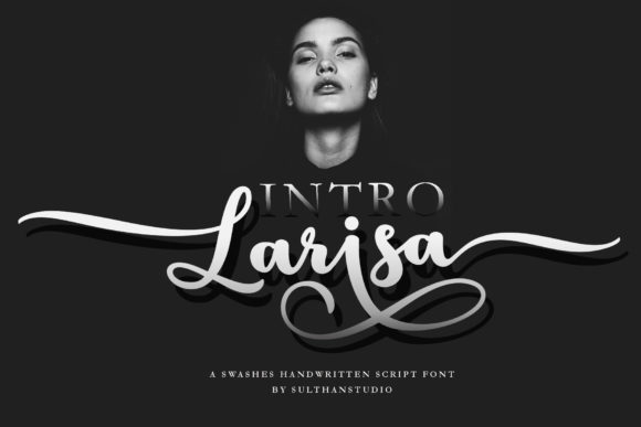 Larisa: A Magical Script Font for Creative Expression