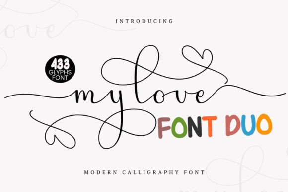 My Love Font Duo: A Timeless Handwritten Style for Creative Projects