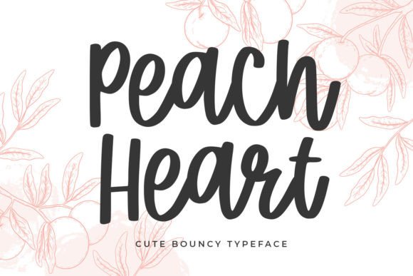 Peach Heart Font