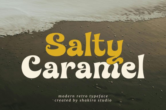 Salty Caramel: A Modern Retro Font with Unique Character
