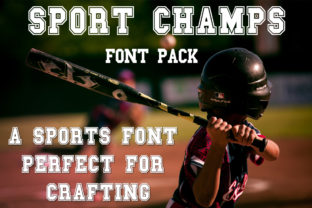 Sport Champs: A Unique Display Font for Bold Design Statements