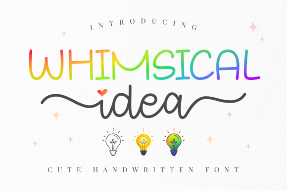 Whimsical Idea: A Playful Font That Balances Structure and Creativity