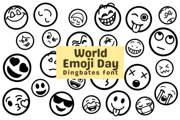World Emoji Day and the Playful Power of Dingbat Fonts with Emojis